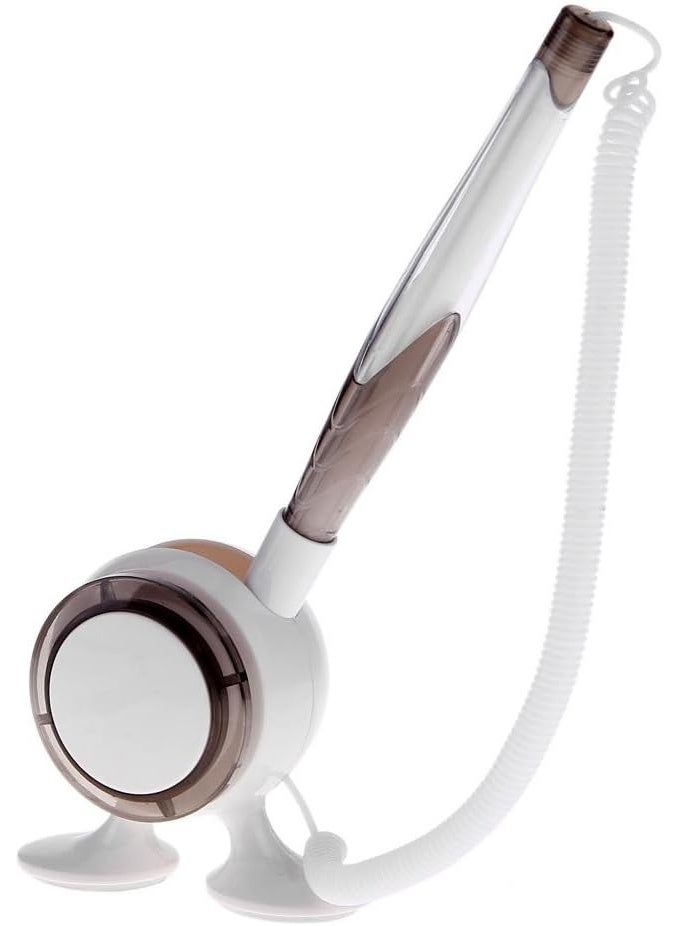 Creative Safe Ballpoint Pen with Lanyard and Double Adhesive Holder – Practical Desk Pen for Daily Use at Home, Office, Shops to Organize Writing and Easy Access (Brown) - Image 1